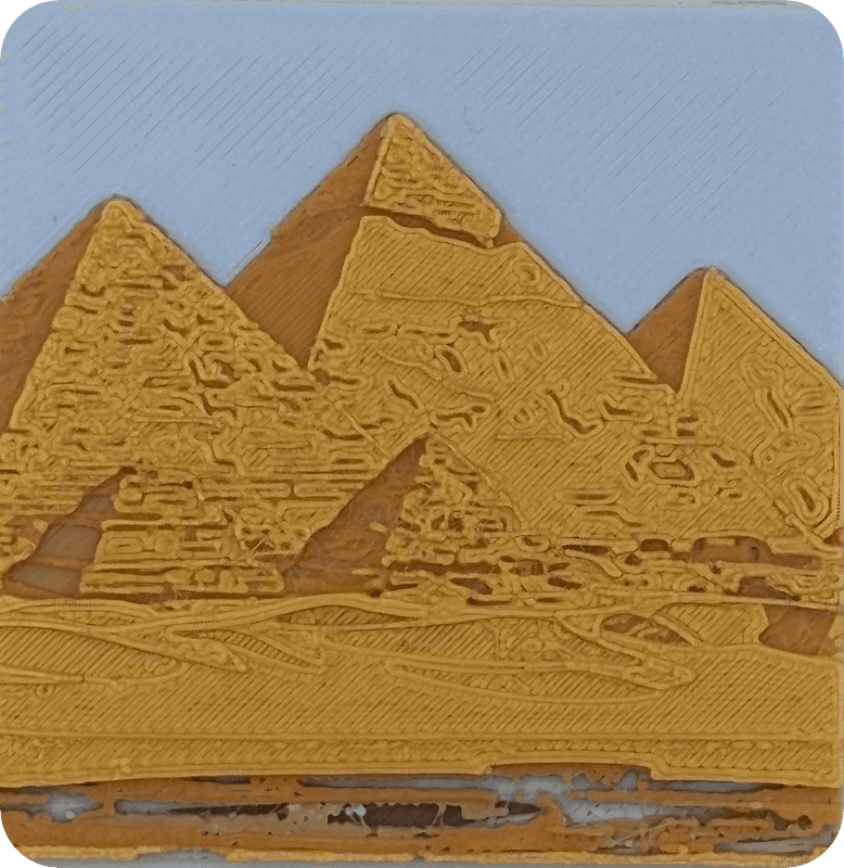 Pyramiden — 3D-Druck
