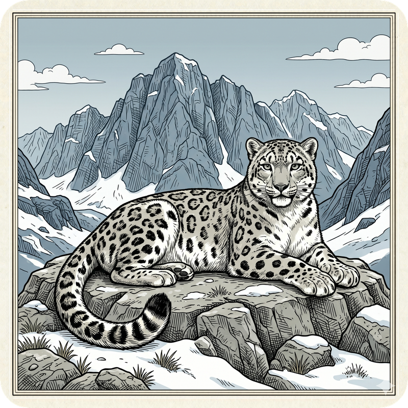 Schneeleopard