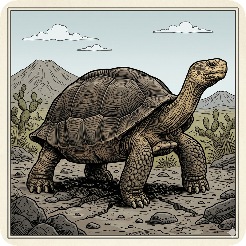 Galápagos-Riesenschildkröte
